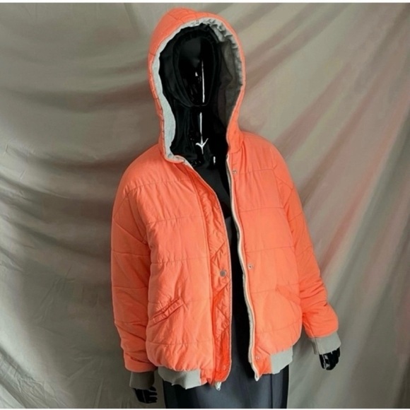 Free People Black Run reversible hoodie NWT - Picture 5 of 5